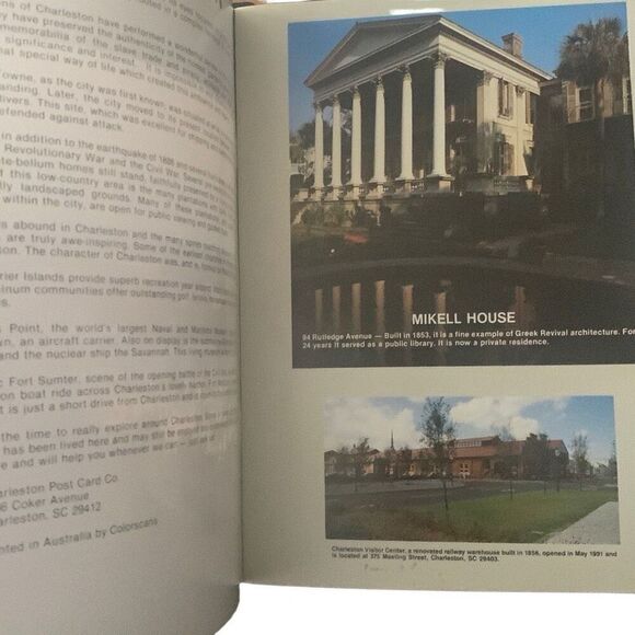 BOOK Charleston South Carolina And Surrounding Barrier Island Tourist Informatio - Picture 7 of 10